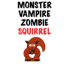 Halloween Monster Squirrel