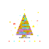 Chemistree current periodic table Christmas tree