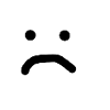 Sad face