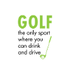 Golf golfen Golfschläger Caddy Geschenk Golfshirt