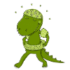 Funny crocodile