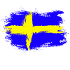 Suède Suède Sverige flag