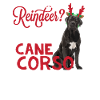 Christmas Cane Corso Dog Reindeer Costume Moloss