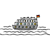 Ship passenger ship Germany flag