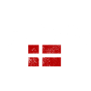 Denmark Arch Flag Typography