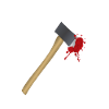 Ax stuck in blood