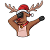 DABBING REINDEER - Dabbendes reindeer