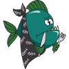 Poisson mignon mignon Cool Piranha