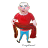 Red fan