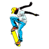 Skateboard skaters
