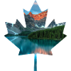 Canada in the maple leaf