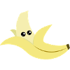 Shy banana