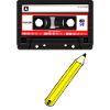 Cassette and pen