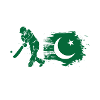 Pakistan cricket player flag