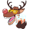 Christmas Party Rudolph