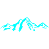 Mountain scenery / Mountains blue