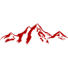 Mountain scenery / Mountains red