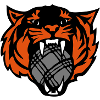 petanque tiger roars face cartoon