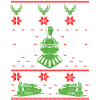 Eisenbahn Züge Geschenk · Ugly Christmas