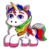 Enhjørning t-shirt Unicorn tshirt tee sjov sød