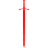 Épée rouge