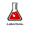 red test tube "lab team"