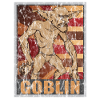 Retro Goblin Poster Distressed Look