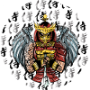 Japanese warrior with wings