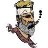 Beard man with cigar