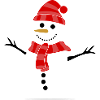 Cute snowman / snowman