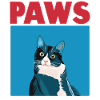 PAWS Rolig Kattunge Movie T-Shirt