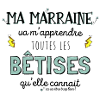 Betise avec marraine
