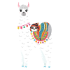 Sloth sleeps on llama