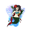 Mermaid gift deep sea