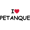 J'aime / coeur pétanque