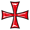 13 Tempelridder Cross Knight's Cross Crusader