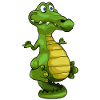 Yoga Krokodil Geschenkidee