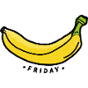 FRIDAY banana