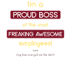 Je suis un fier patron