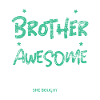 Proud brother sister