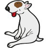 Sitting Bull Terrier