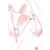 Abstrakte Pink-Linienzeichnung