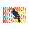 Retro toucans