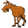 Funny horse