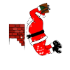 Weihnachtsmann Basketball Geschenk Dunking