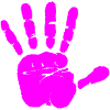 hand pink