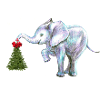 Weihnachten, Elefant Glücksbringer