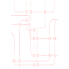 Pinkes Liniengeflecht