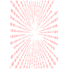 Pinkes Radial-Punktmuster