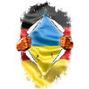 Germany German with Ukraine Heart